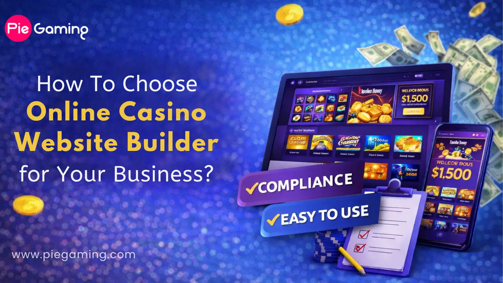 online casino website builder
