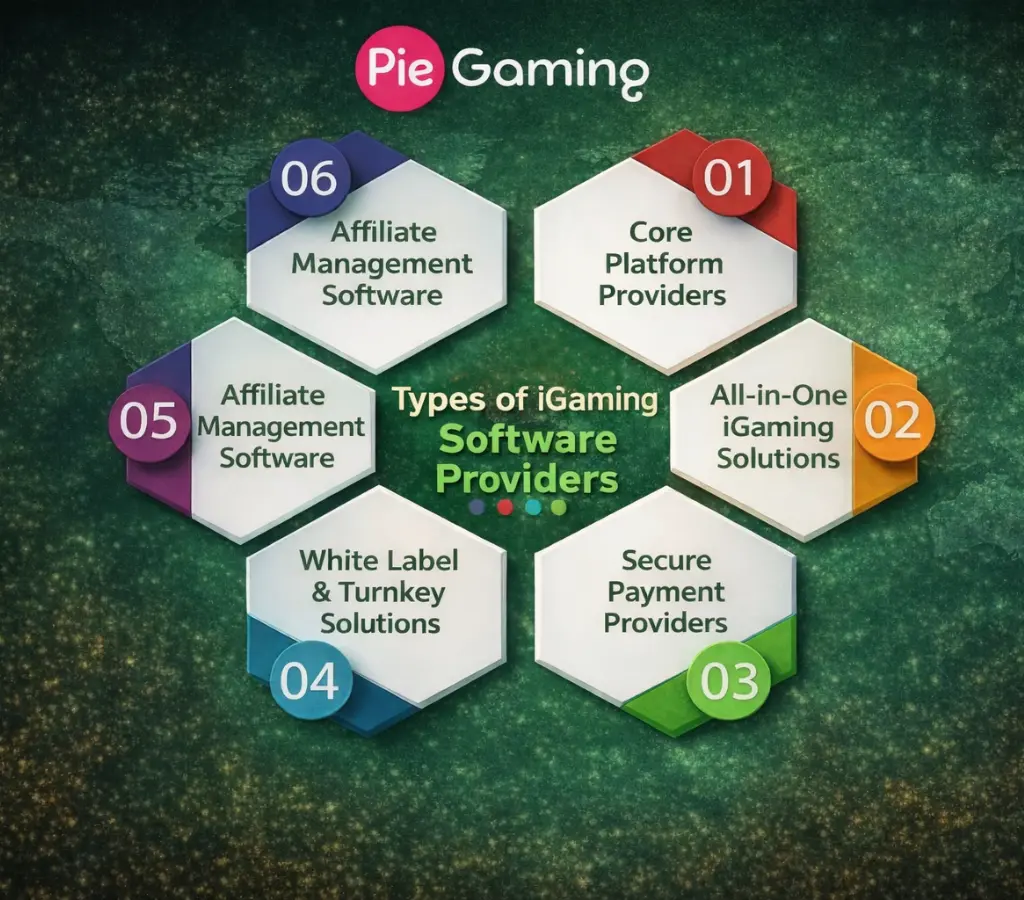 iGaming software provider types