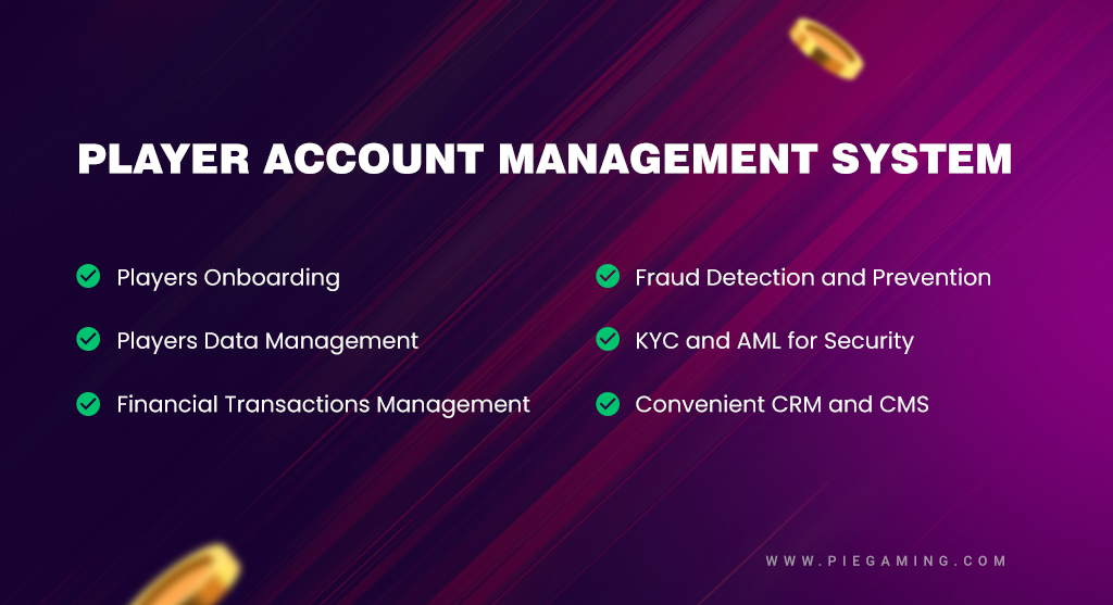 Player Account Management System