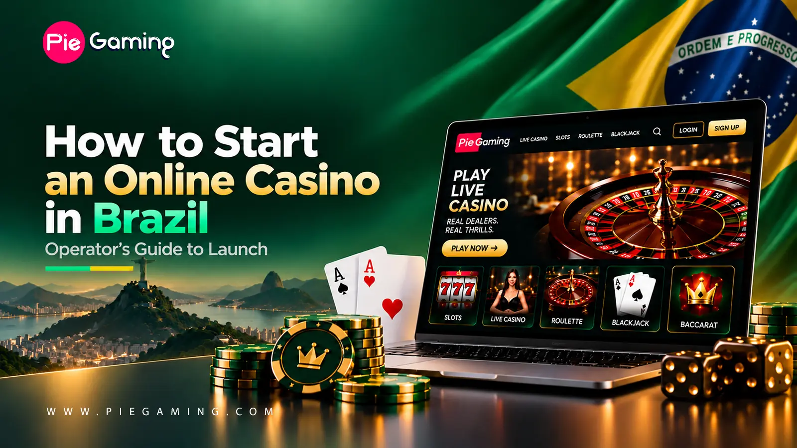 How to start online casino in Brazil