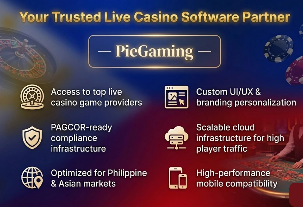 Trusted live casino software provider