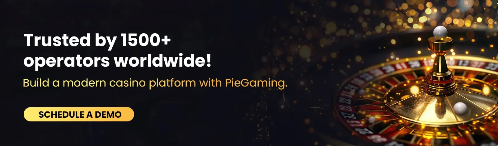 Build a gambling affiliate programs with PieGaming