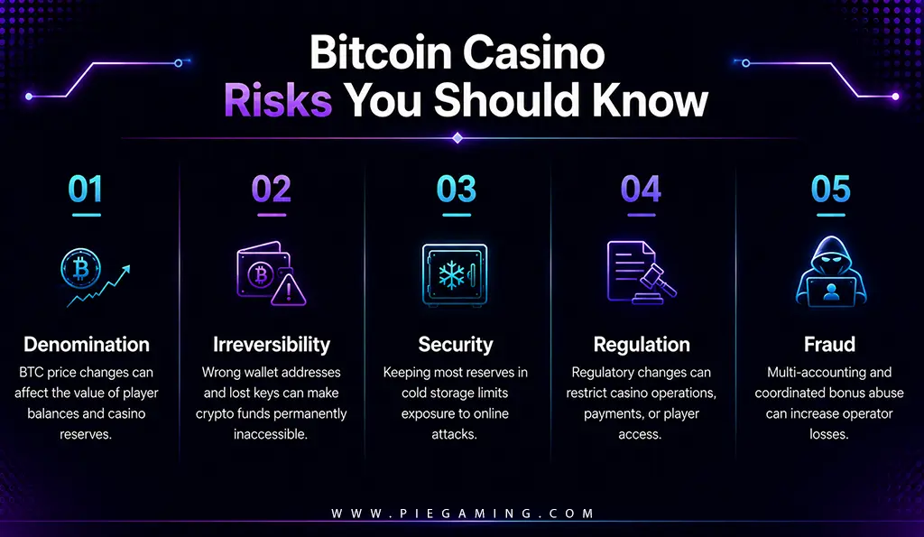 Bitcoin Casino Risks