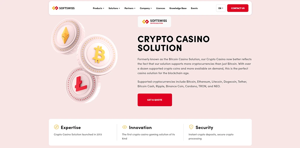 Crypto Casino Software Provider