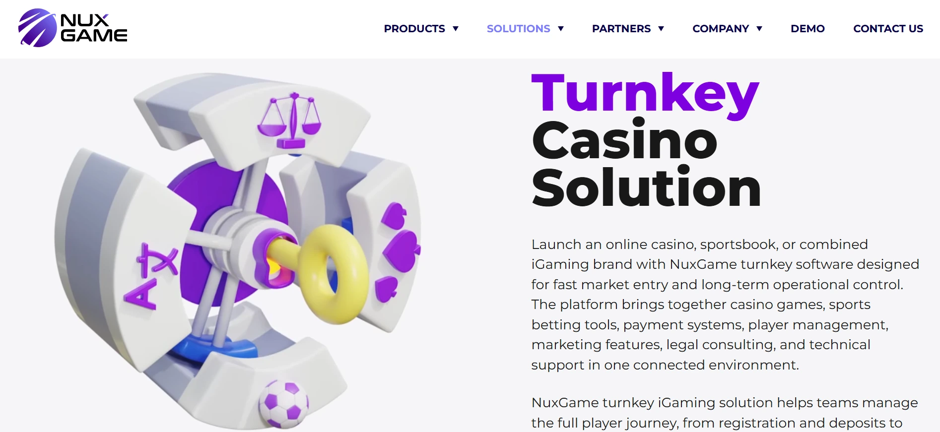 NuxGame Turnkey casino software provider