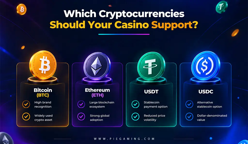 Cryptocurrencies for operators