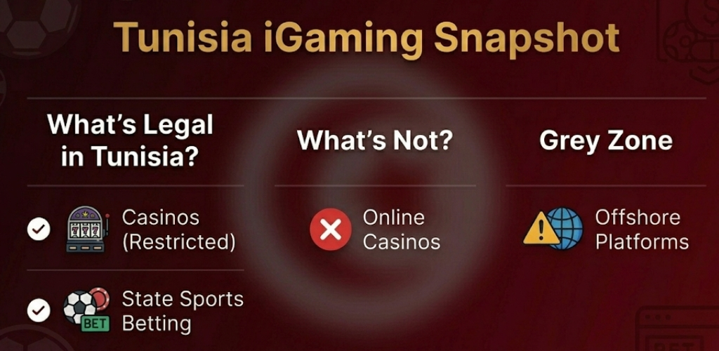 iGaming laws in Tunisia