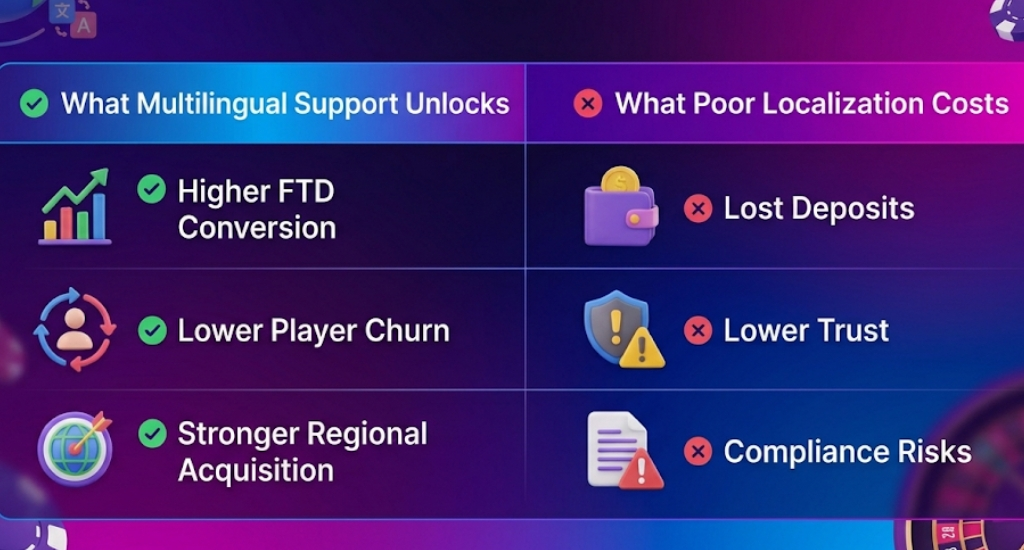 Multilingual support vs poor localization