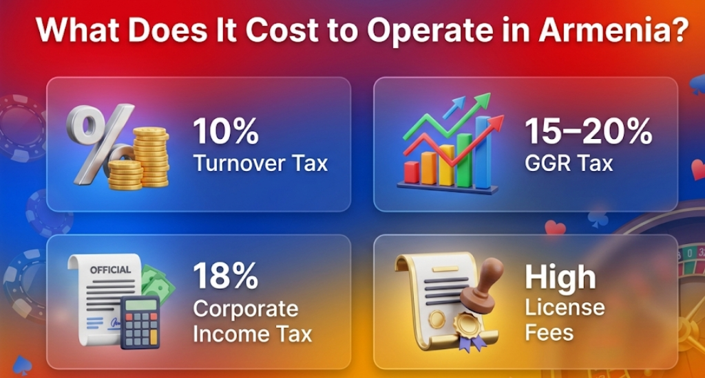 COST to operate in Armenia