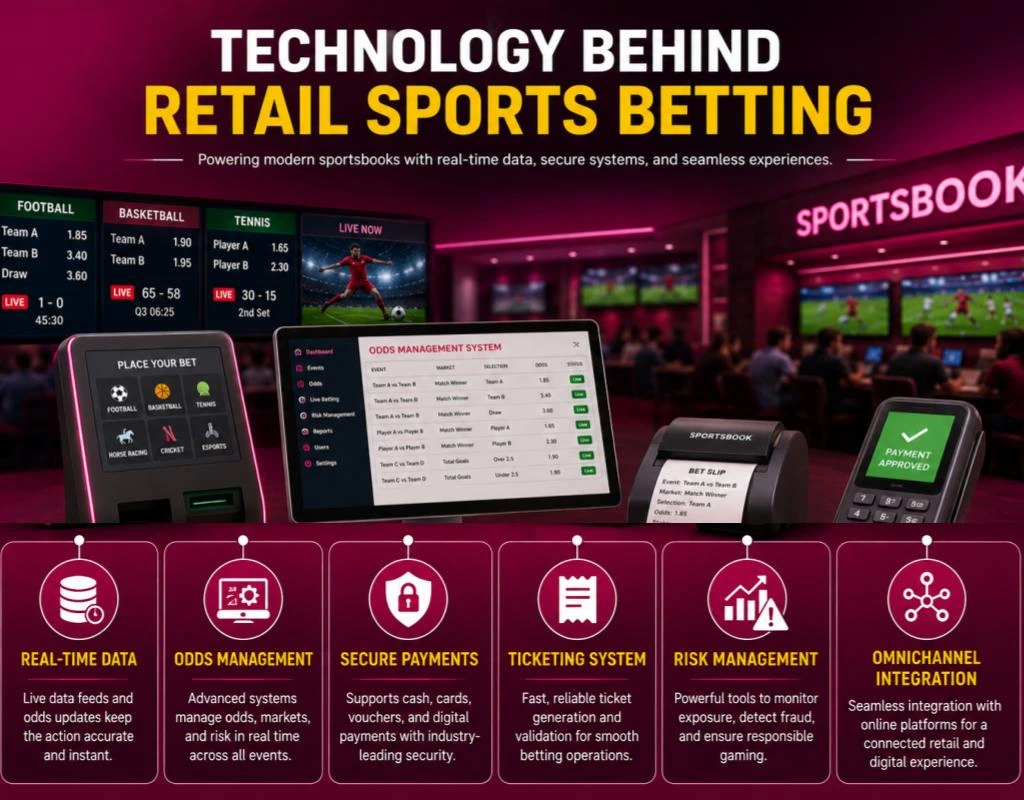 Retail Sports betting Infographics Retail Sports betting Infographics