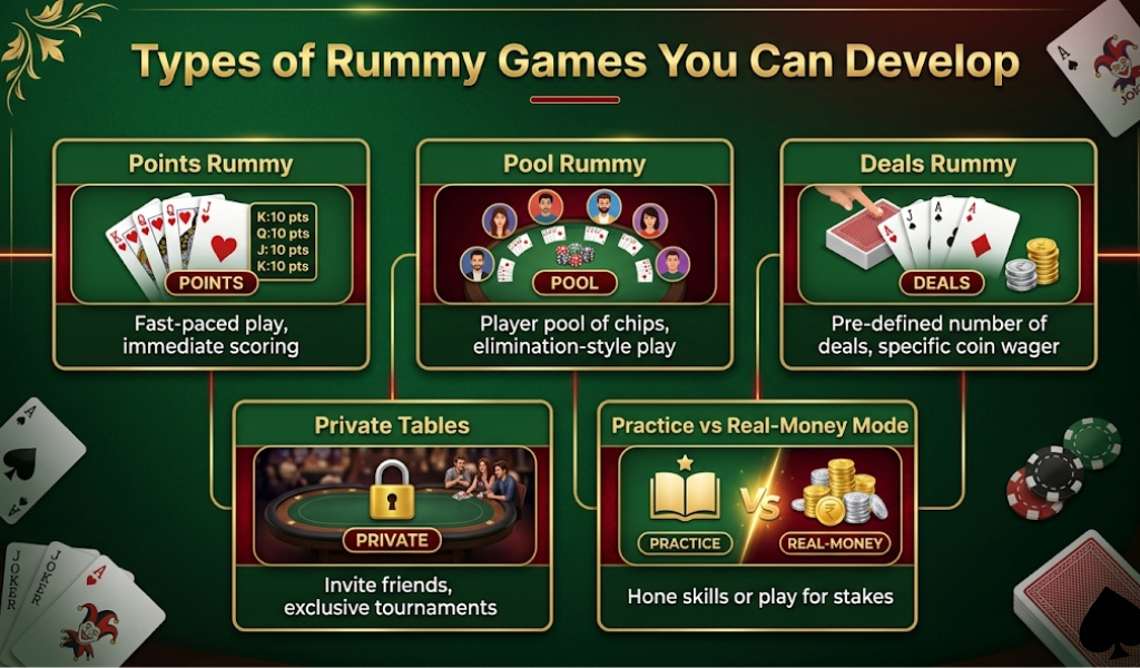 Types of Rummy Games 