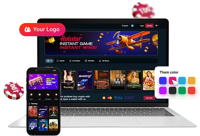 Lanza un casino totalmente personalizado con una imagen de marca propia y opciones de personalización avanzadas.