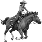 Horse Racing BW
