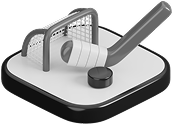 Ice Hockey bw
