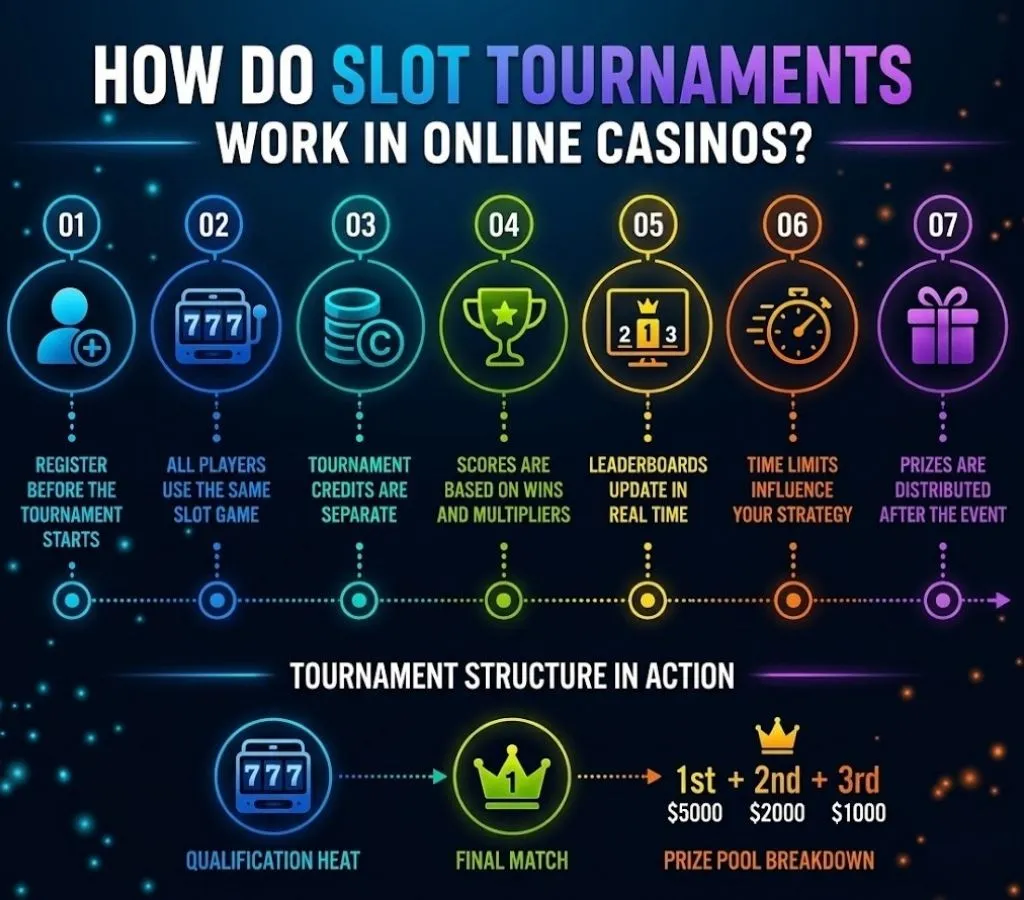 How online slot tournaments work