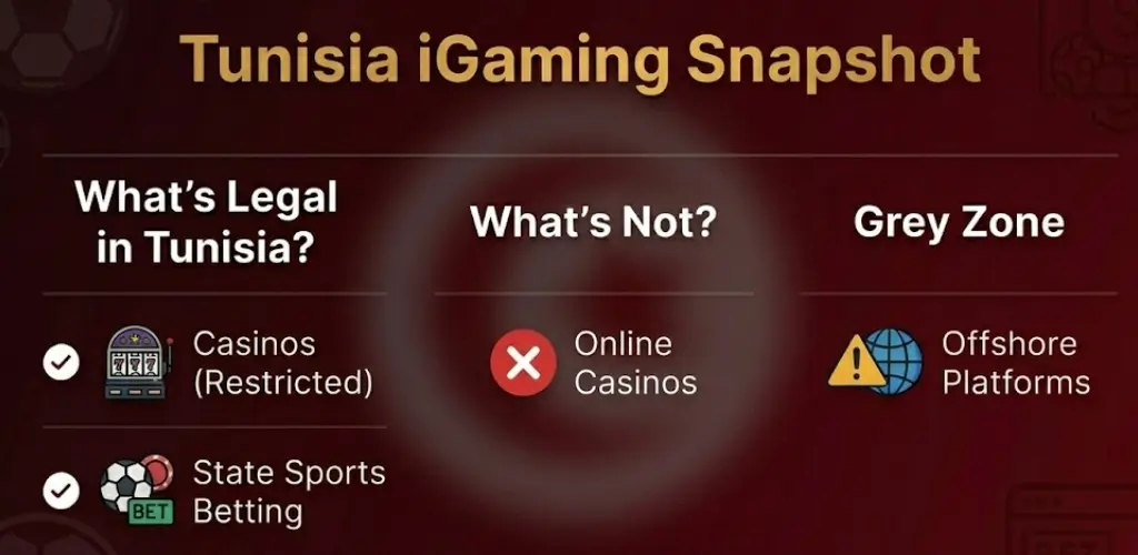 iGaming laws in Tunisia iGaming laws in Tunisia