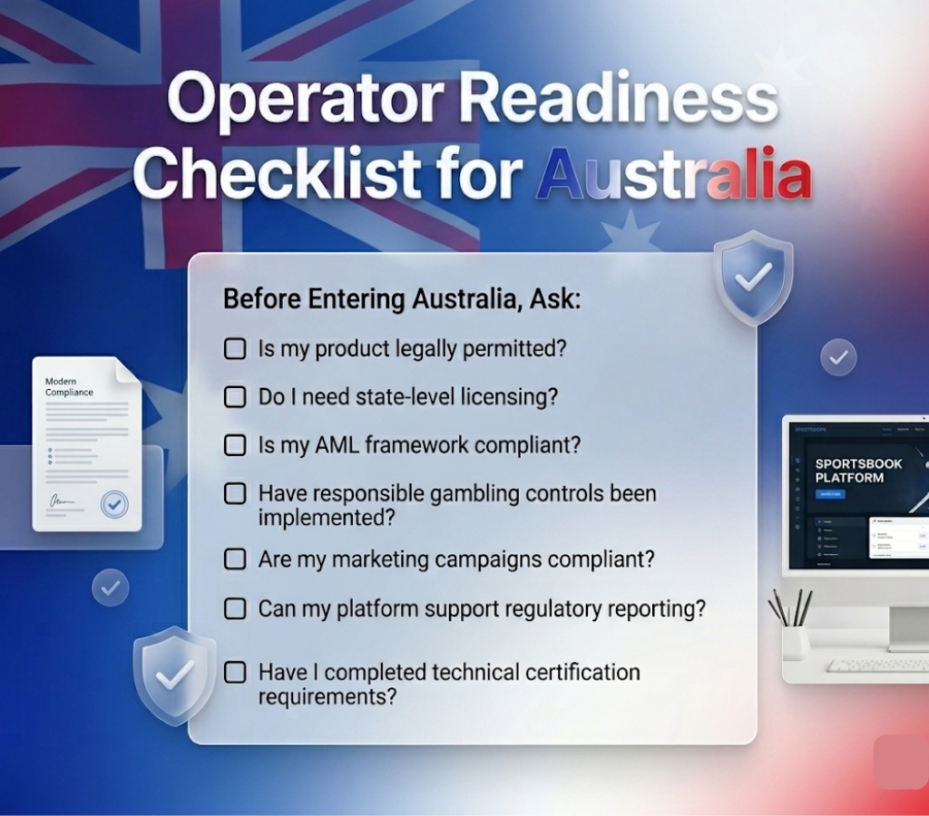 Australian gambling market checklist Australian gambling market checklist