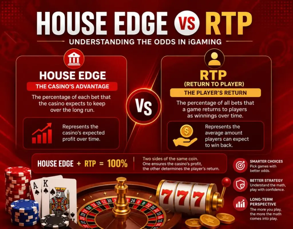 House Edge vs RTP comparison House Edge vs RTP comparison