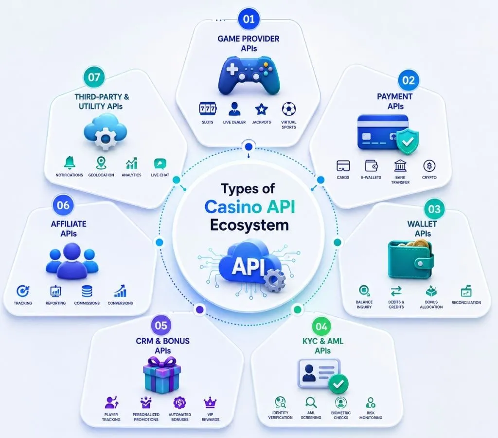 Types of Casino API Ecosystem Types of Casino API Ecosystem