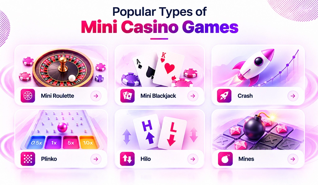Popular Types of Mini Casino Games
